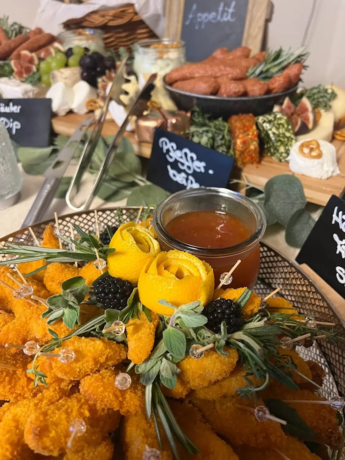 Catering-Service Schimionx, kleine Häppchen